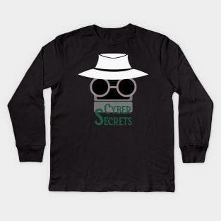 Cyber Secrets Whitehat: A Cybersecurity Design Kids Long Sleeve T-Shirt